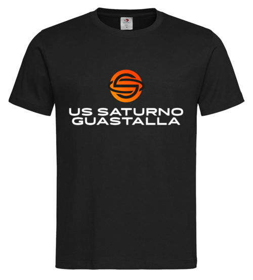 T-SHIRT cotone Saturno Guastalla NERA